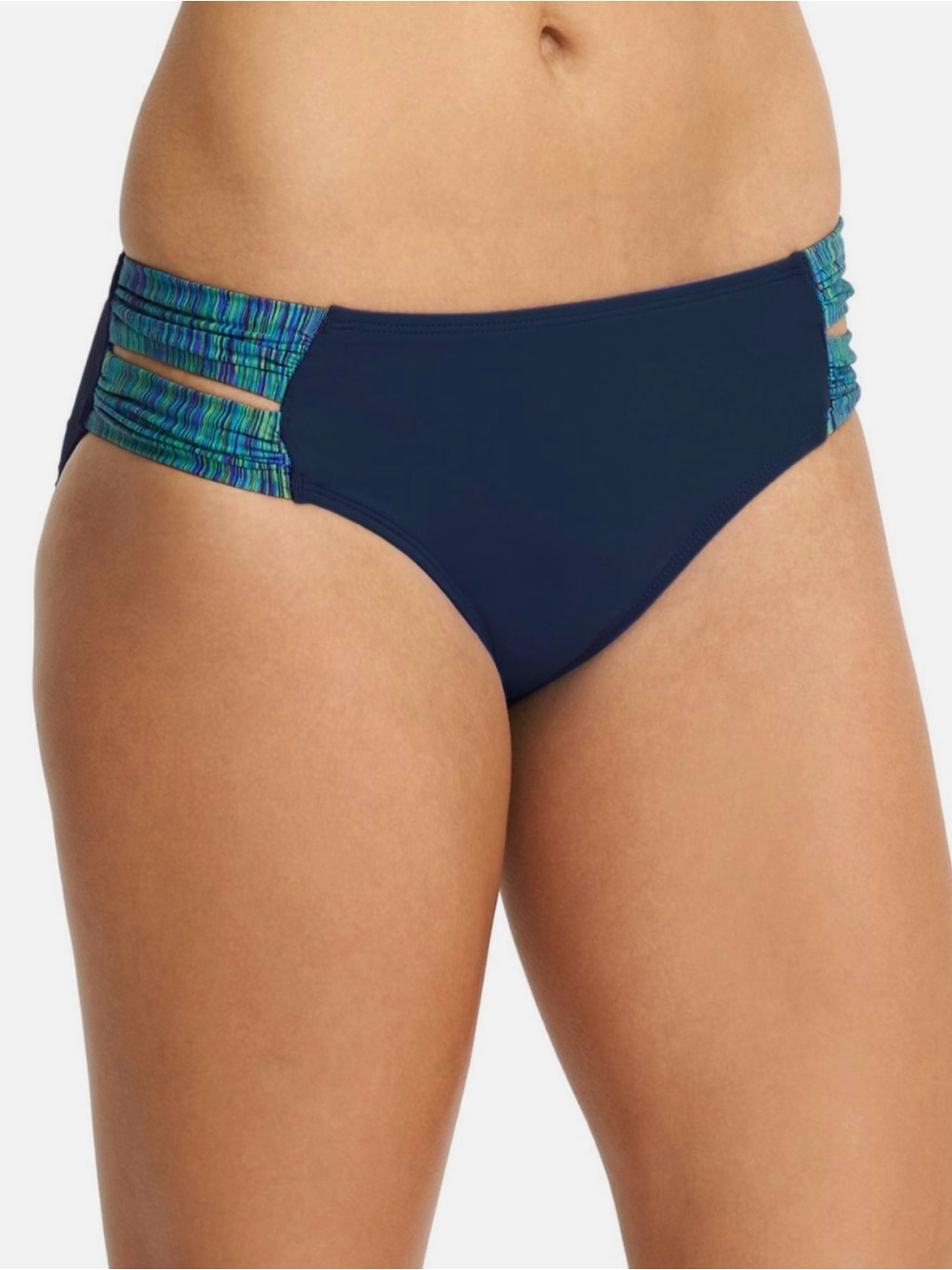 Athleta Paddle Out Space Dye Full Coverage Bikini Bottoms